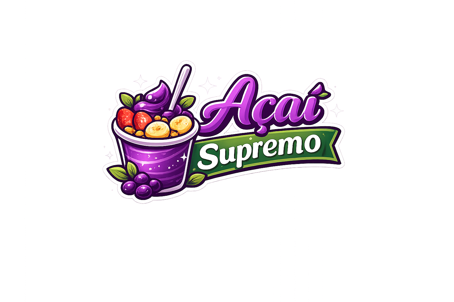 Logo Açaí Supremo