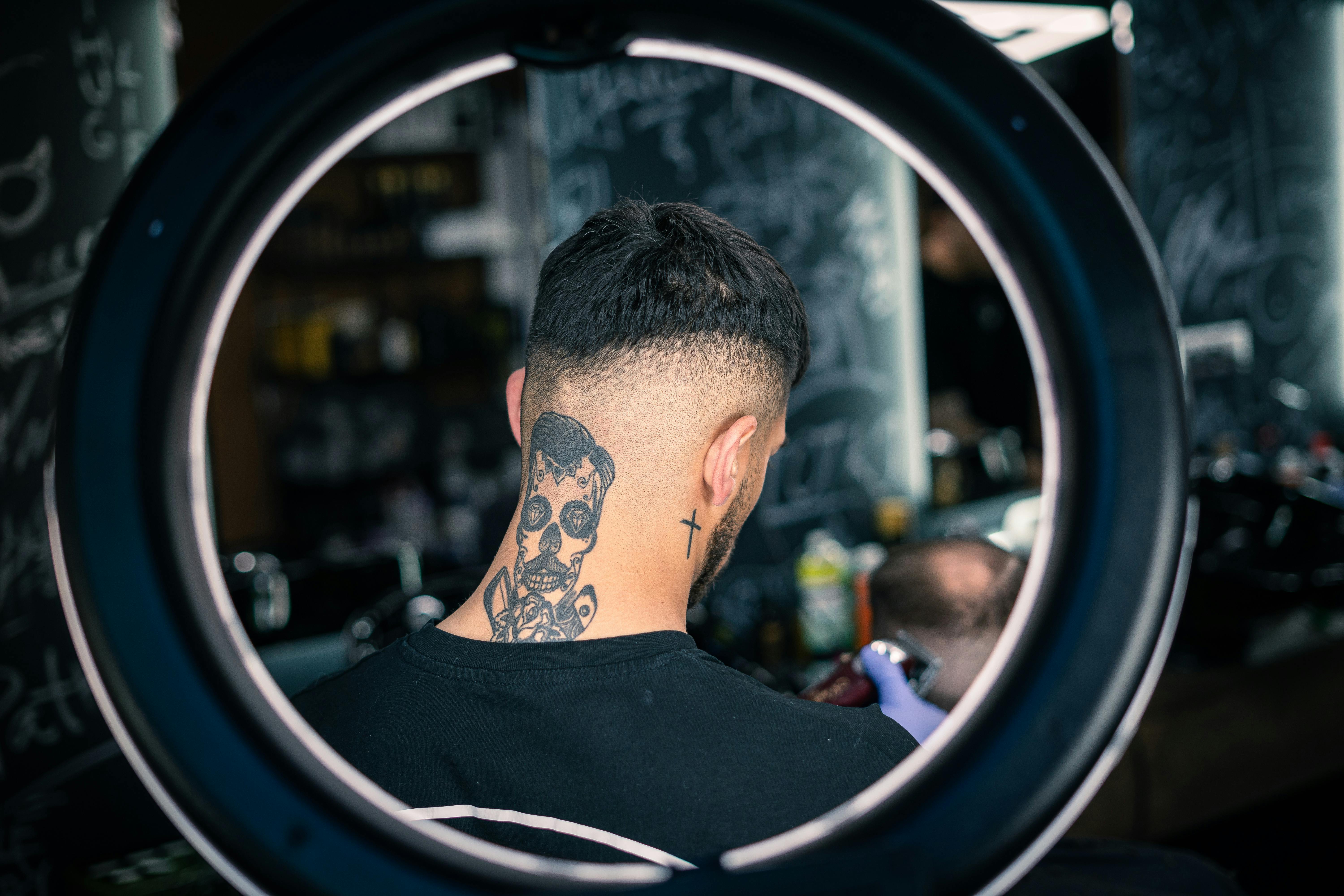 Corte fade masculino