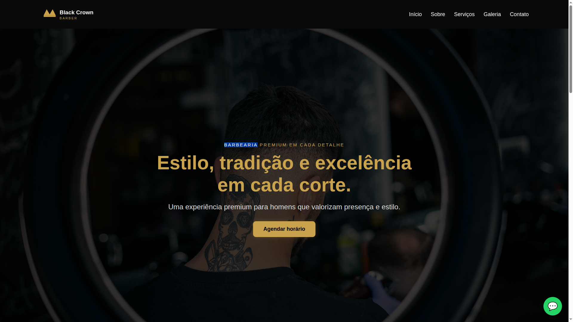 Projeto Black Crown Barber